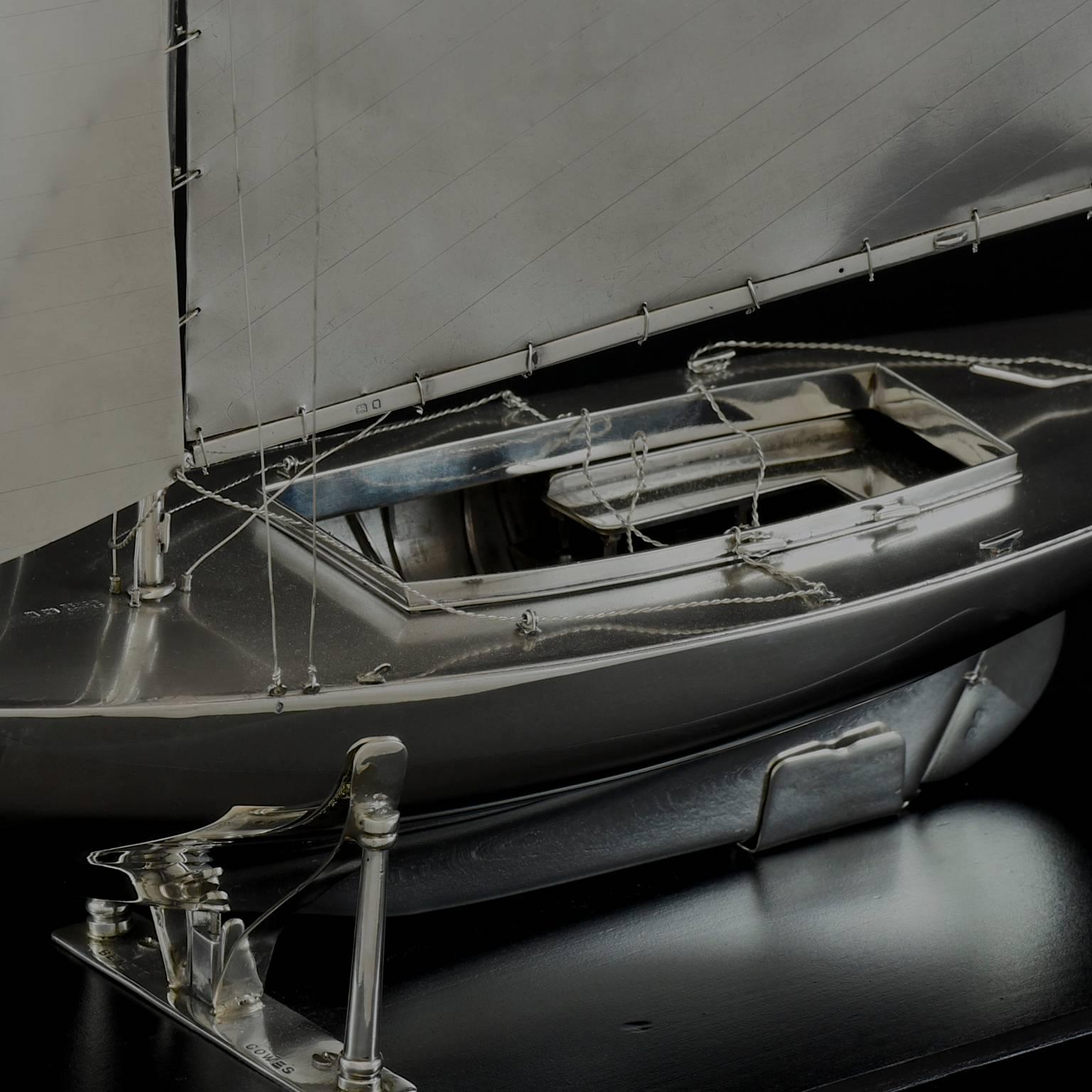 Benzie's Sterling Silver Model Yacht 1