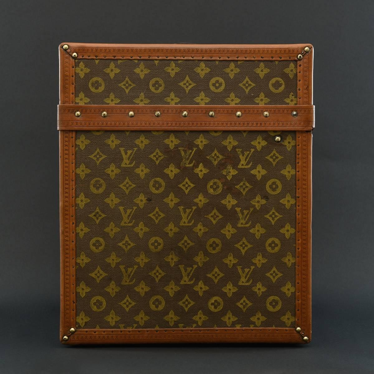 louis vuitton hat box vintage