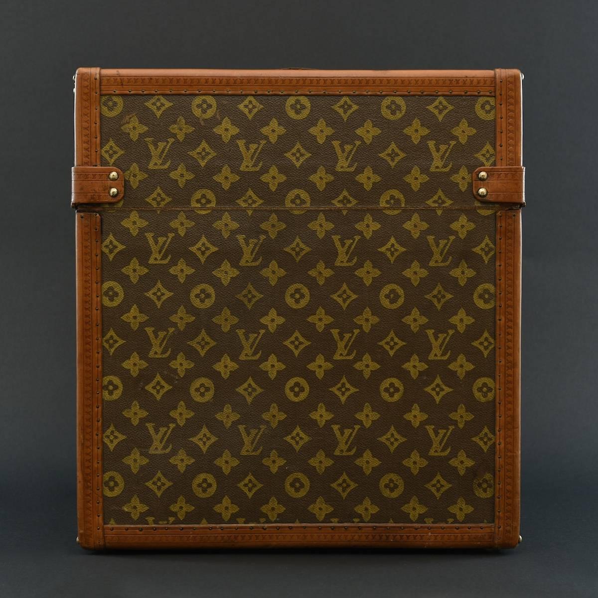louis vuitton hat box vintage
