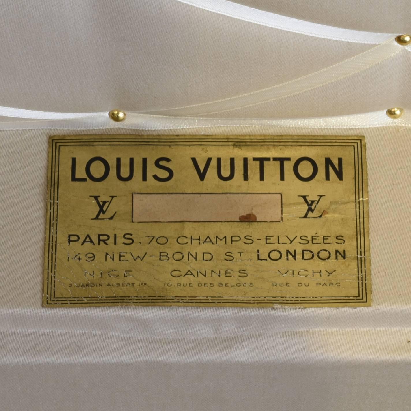 Louis Vuitton Steel Bound Cabin Trunk at 1stdibs