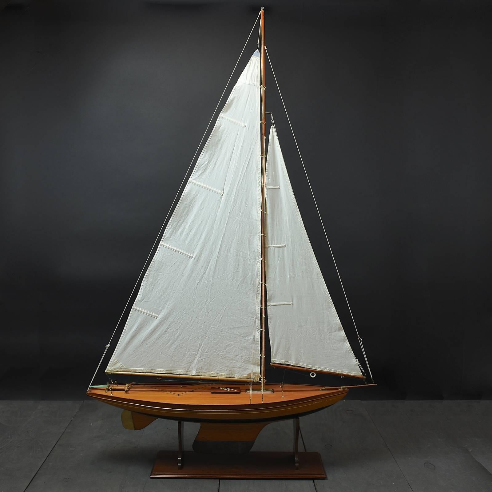 Mid-20th Century Pond Yacht model 'Grace' c1935