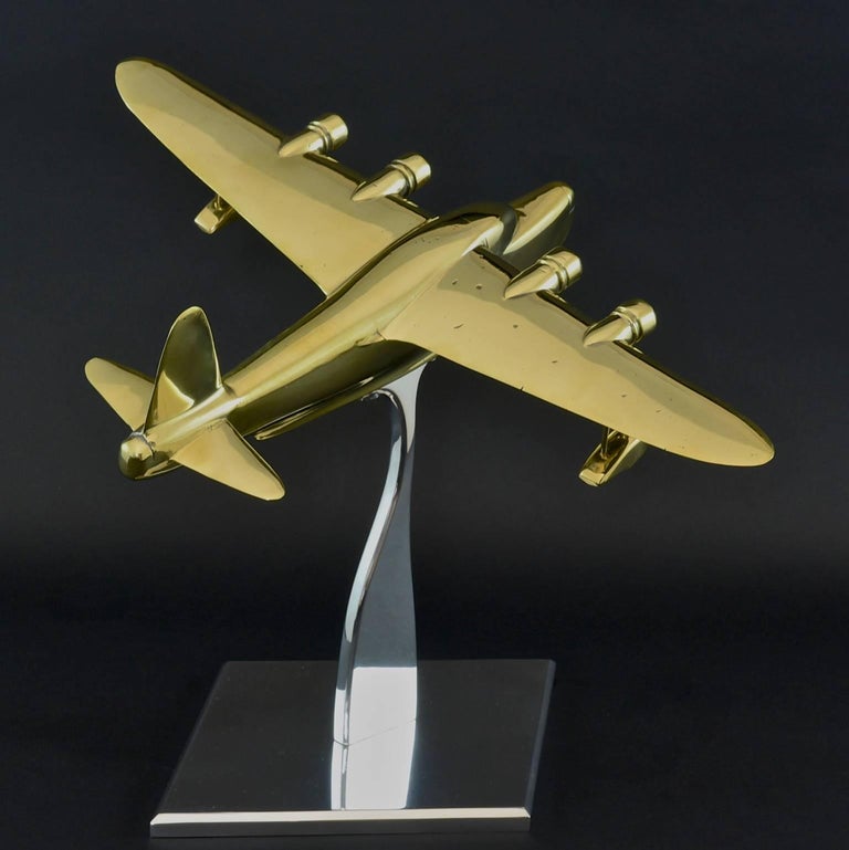 Brass Model of a Sunderland Flying Boat For Sale at 1stDibs
