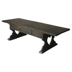 Japanese Antique Low Table / Coffee Table / 1868-1912s / Wabi-sabi Mingei
