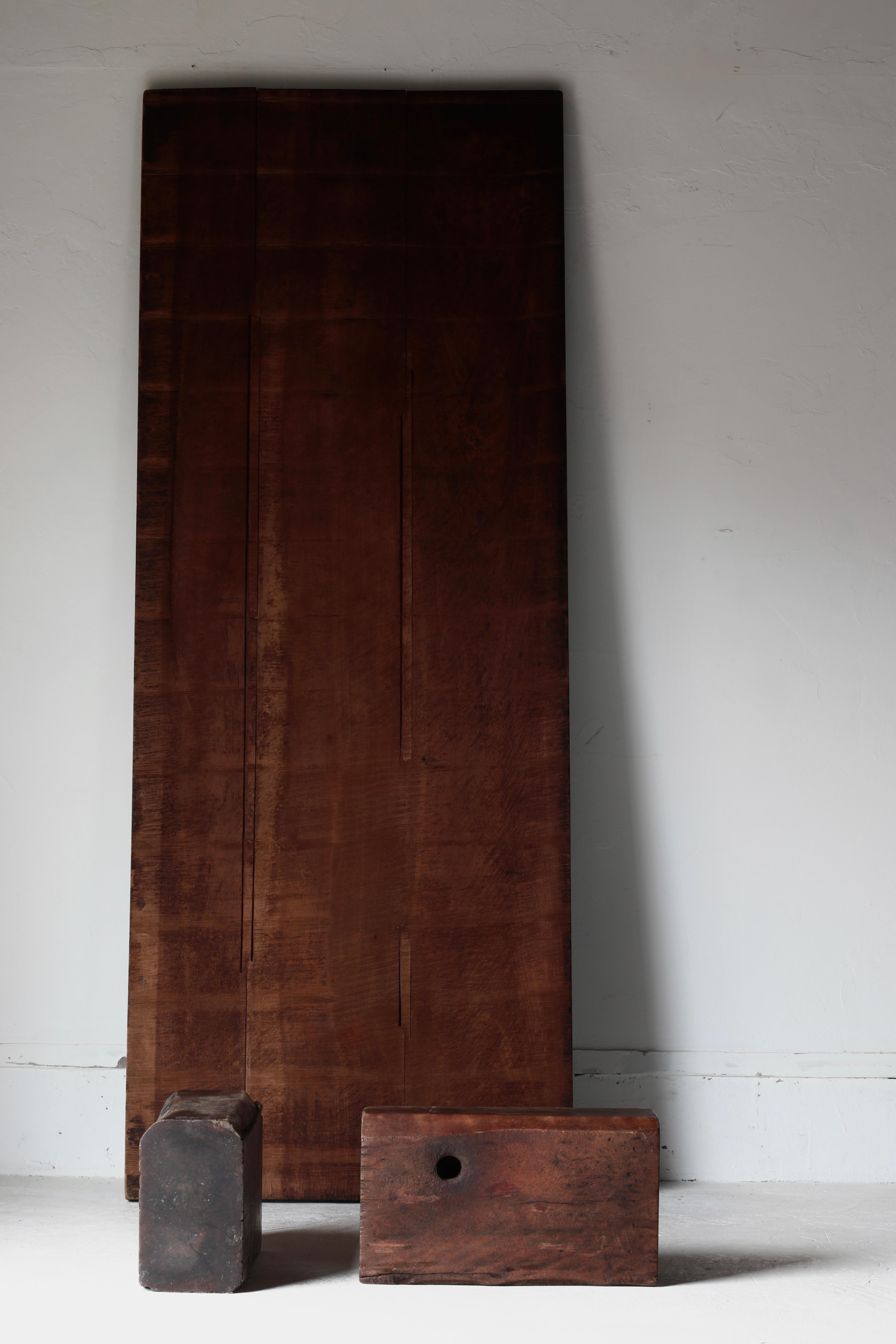 Japanese Antique Large Low Table / Sofa Table / 1868-1912s Wabi-Sabi For Sale 8