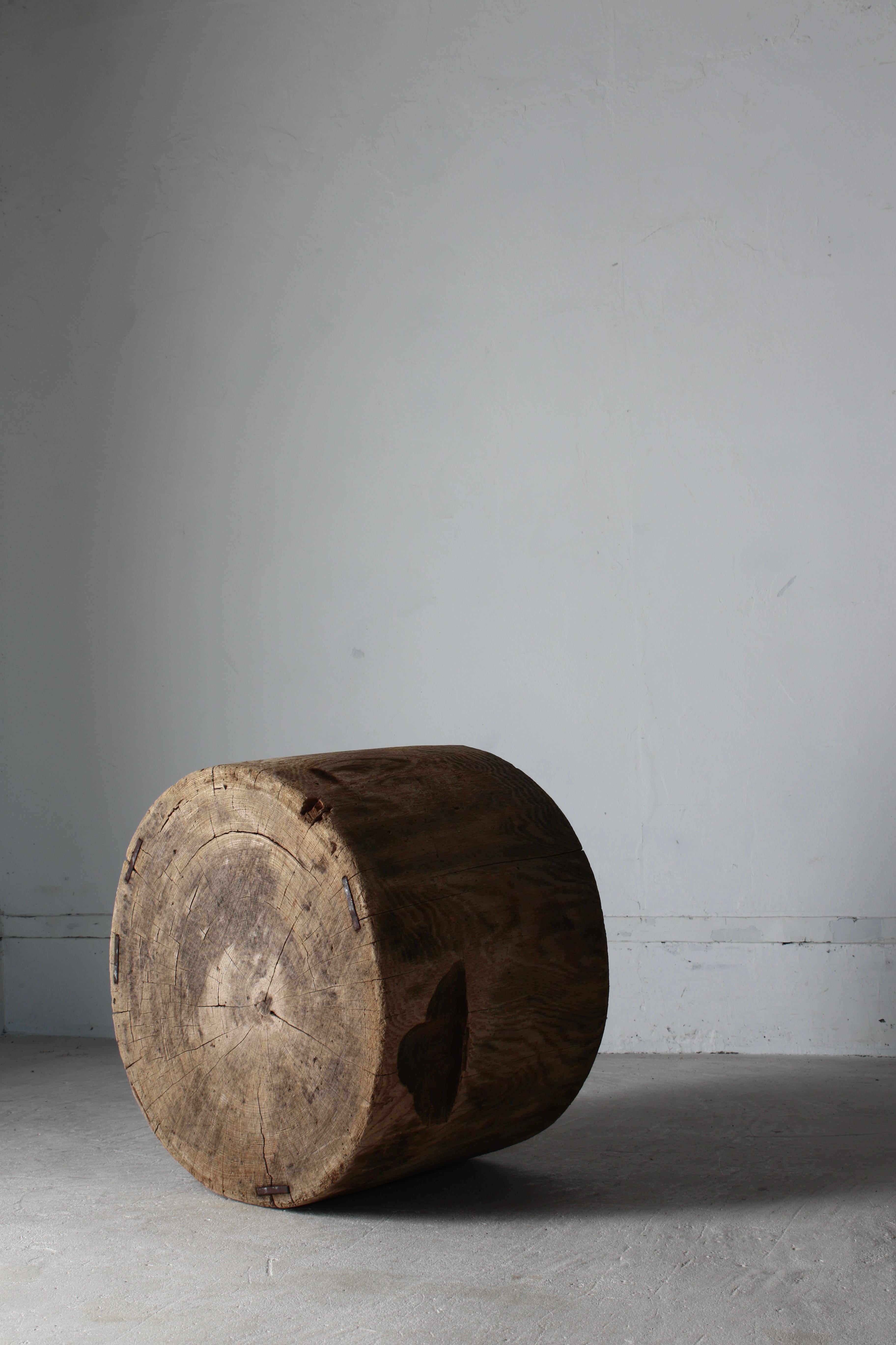 Table basse/ table d'appoint japonaise en bois ancien/ 1868-1912s Wabi-sabi Primitive Bon état - En vente à Iwate-gun Shizukuishi-cho, Iwate Prefecture