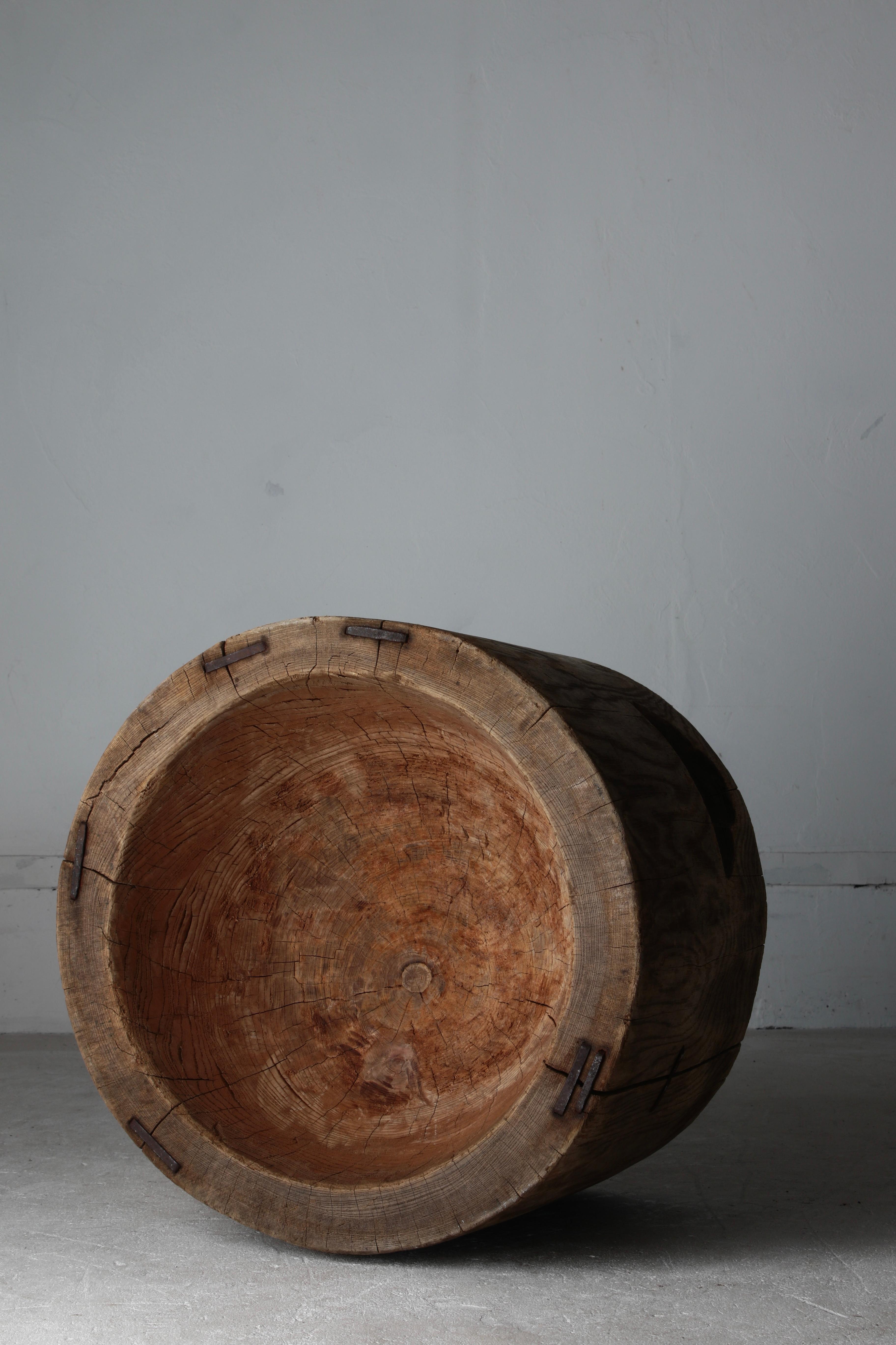 Table basse/ table d'appoint japonaise en bois ancien/ 1868-1912s Wabi-sabi Primitive en vente 5
