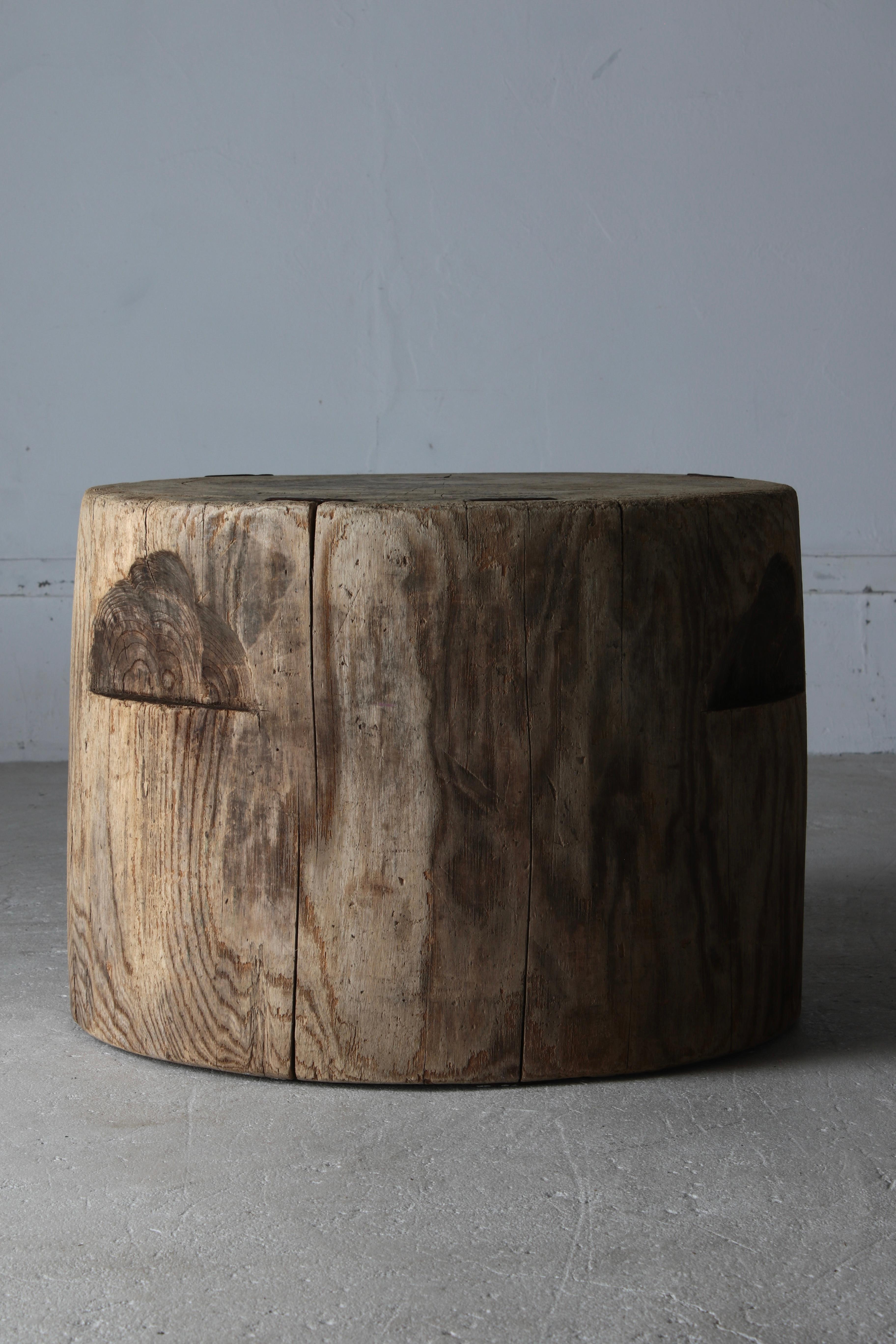 Table basse/ table d'appoint japonaise en bois ancien/ 1868-1912s Wabi-sabi Primitive en vente 2