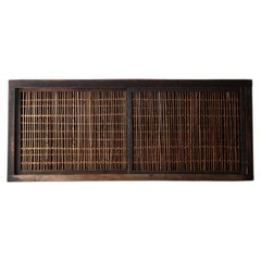 Japanese Antique Large Bamboo Tansu / Cabinet Sideboard / 1868-1912s / Wabi-Sabi