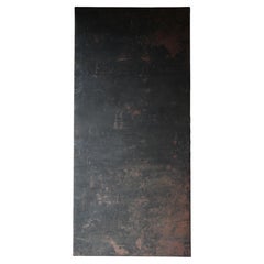 Antike japanische Wanddekoration aus Eisen / 1868–1912 / Wabi-Sabi