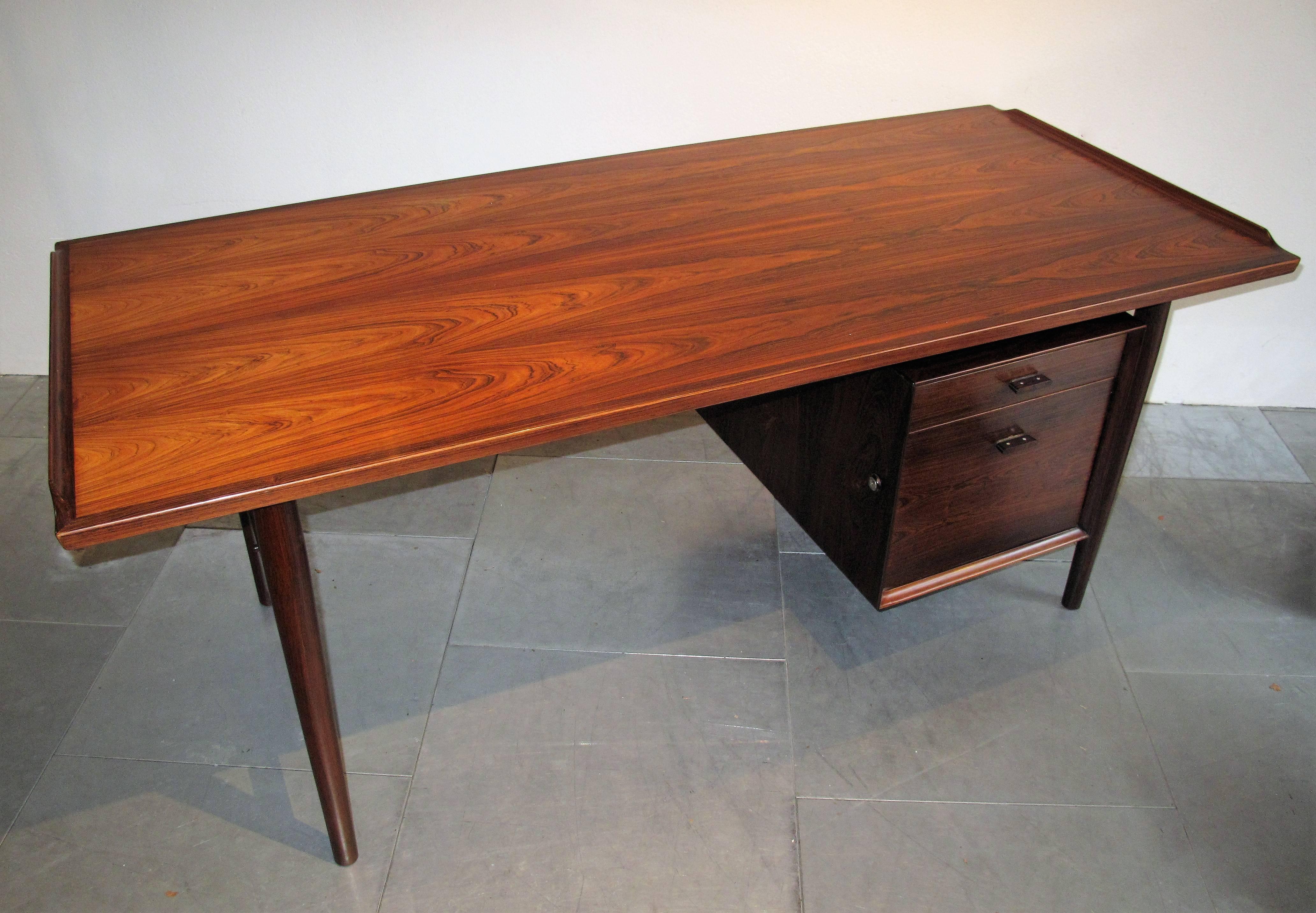 A rosewood Sibast desk in very good condition.