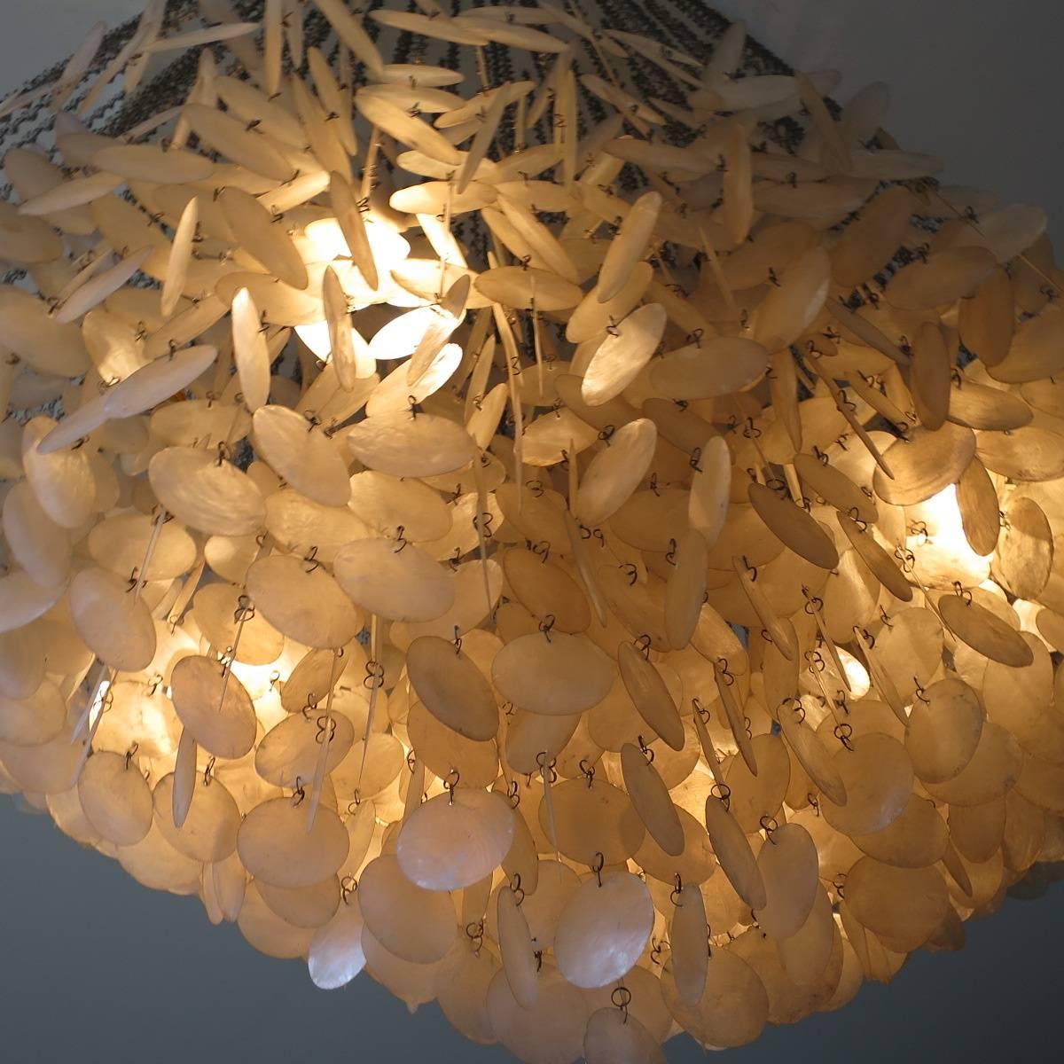 Mid-20th Century Original Fun 7DM Chandelier by Verner Panton, 1964 For Sale