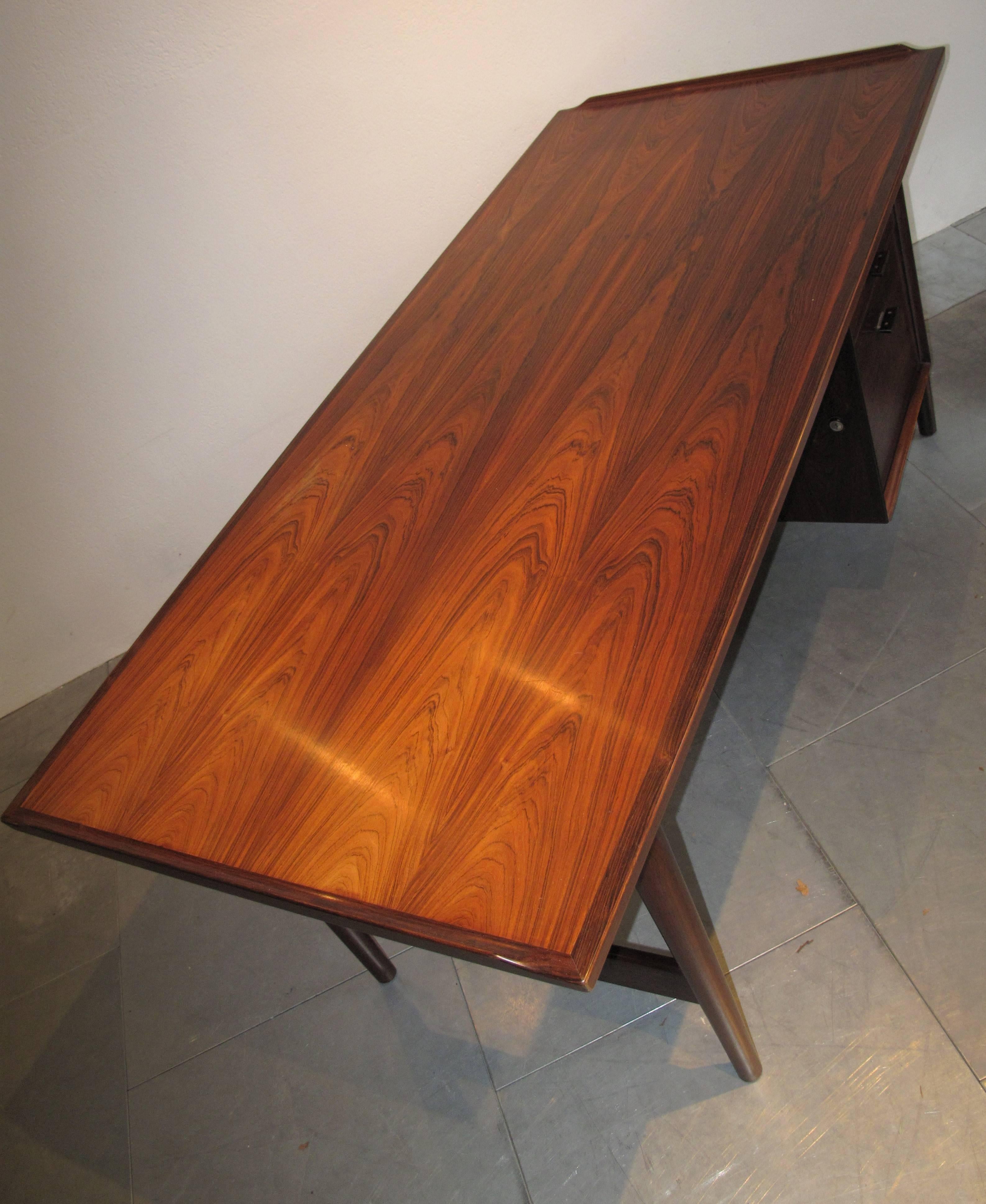 Mid-Century Modern Arne Vodder Rosewood Desk for Sibast