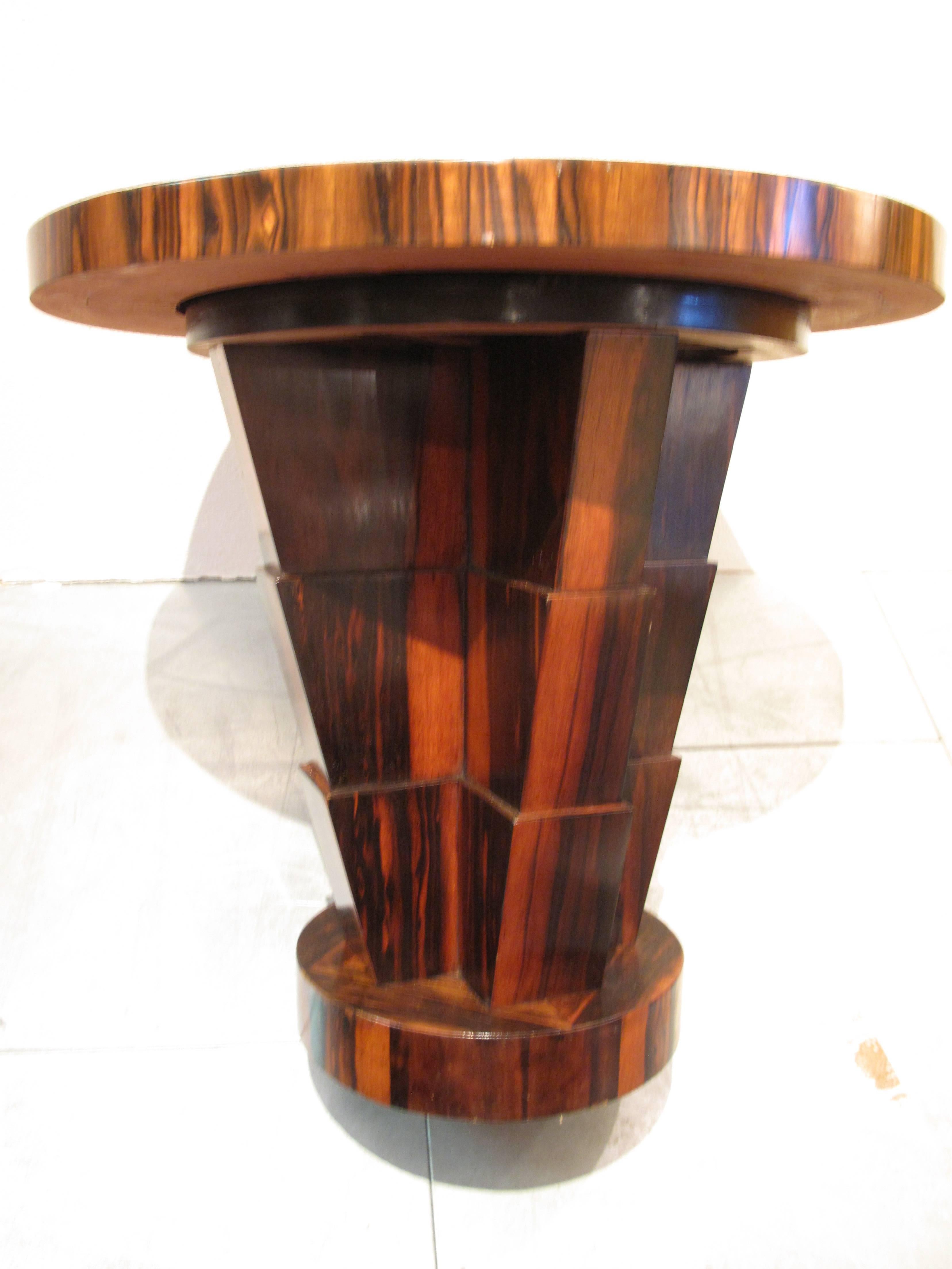 French Art Deco Occasional Table in the Style of Michel Dufet Le Bucheron Edition For Sale