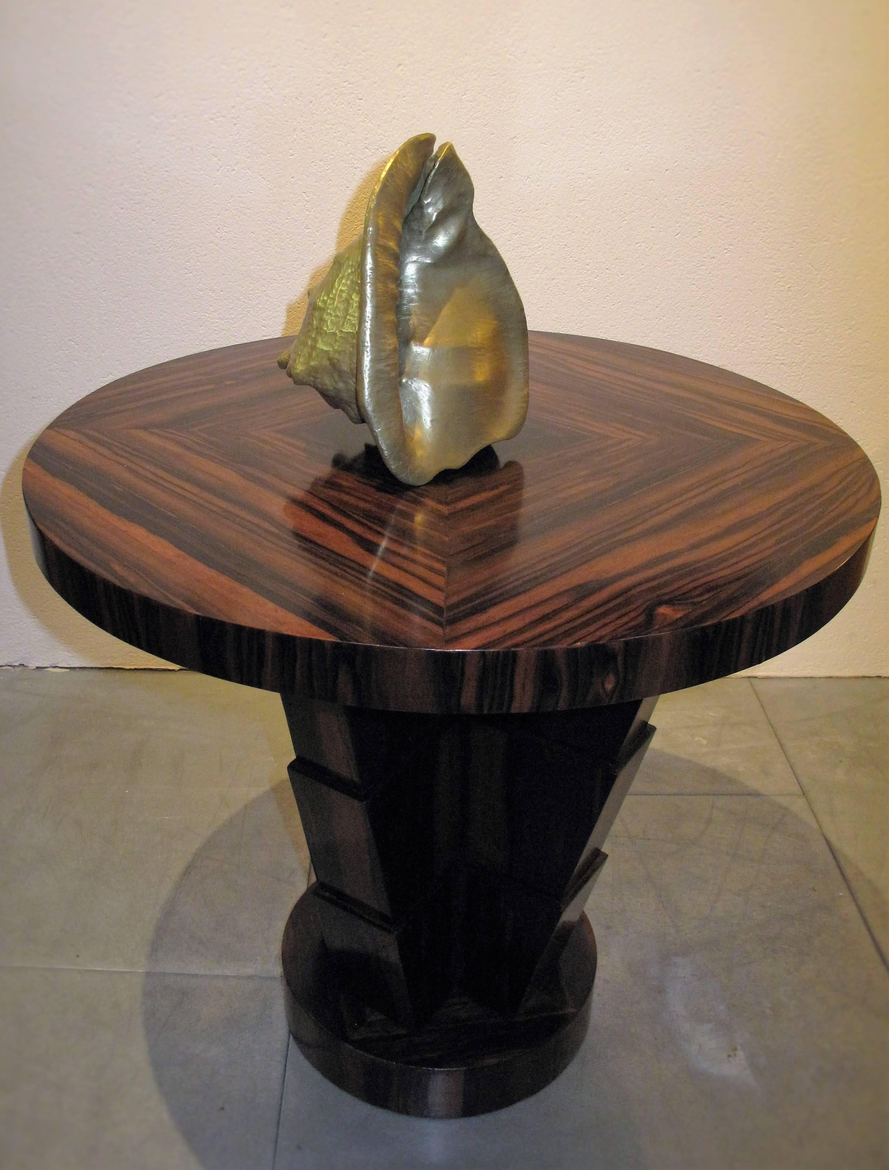 Art Deco Occasional Table in the Style of Michel Dufet Le Bucheron Edition In Excellent Condition For Sale In Grenoble, FR