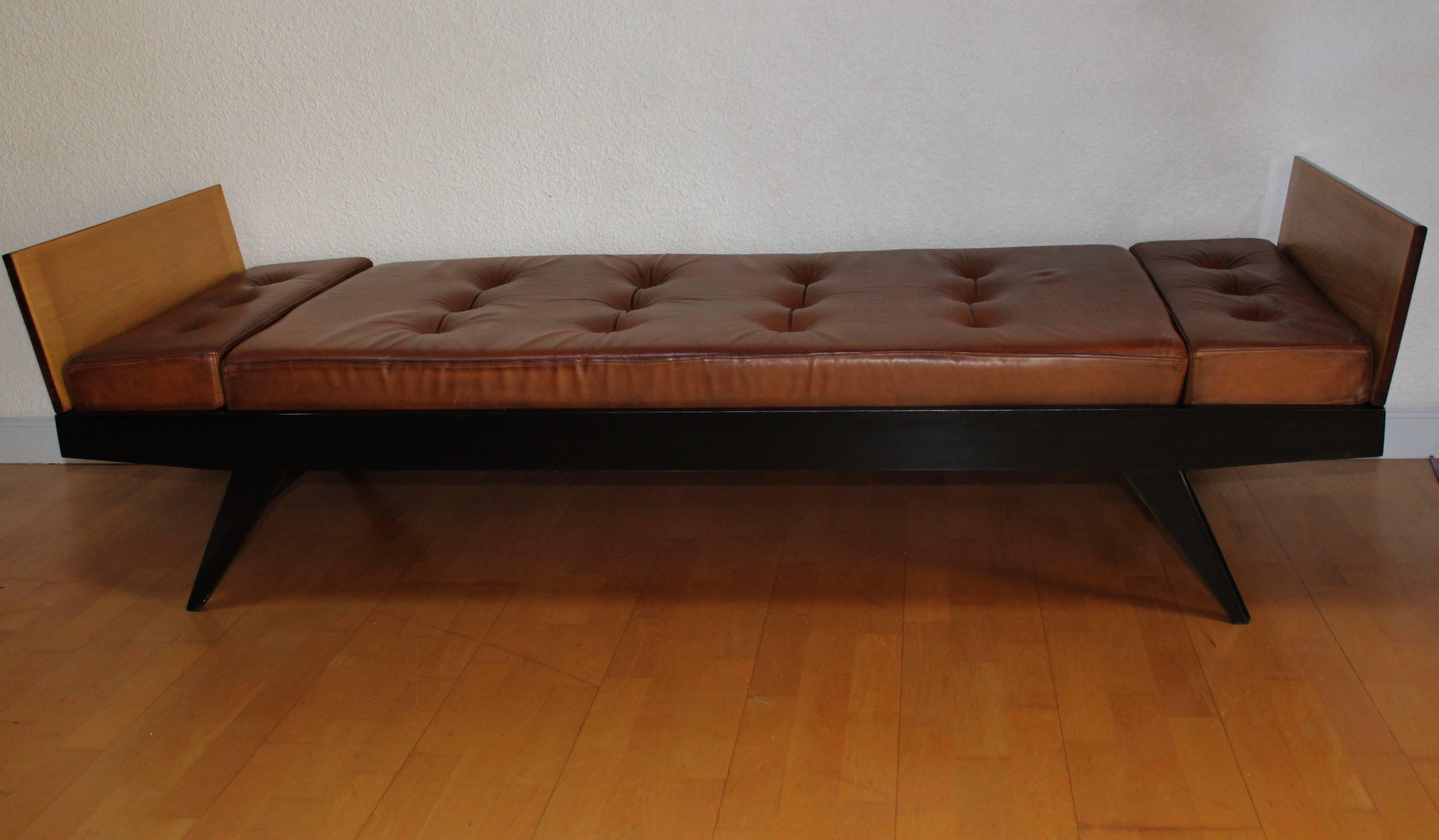 Pierre Guariche Leather Sofa 1