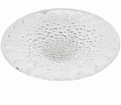 Exquisite Large Lalique Fish and Bubble Roscoff Center Bowl