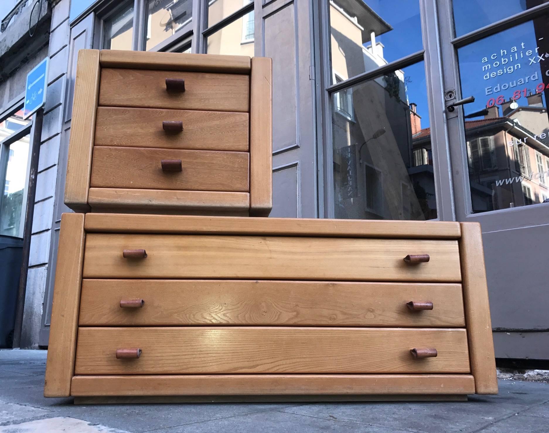 Pierre Chapo Chest of Drawers In Good Condition For Sale In Grenoble, FR
