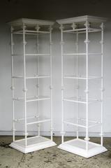 Pair Classical Form Etageres