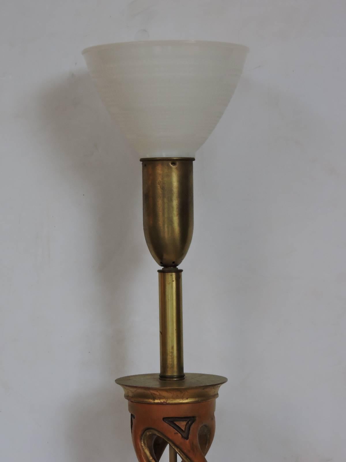  Frederick Cooper Helix Lamp James Mont. In Good Condition In Rochester, NY