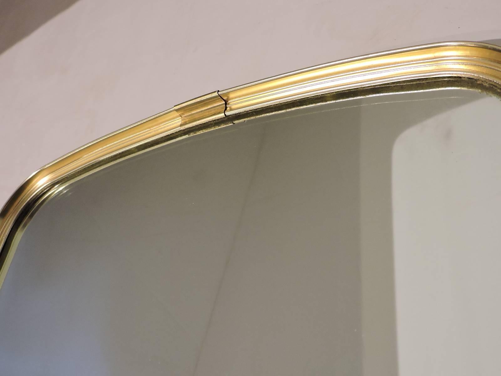  Oblong Brass Mirror 1