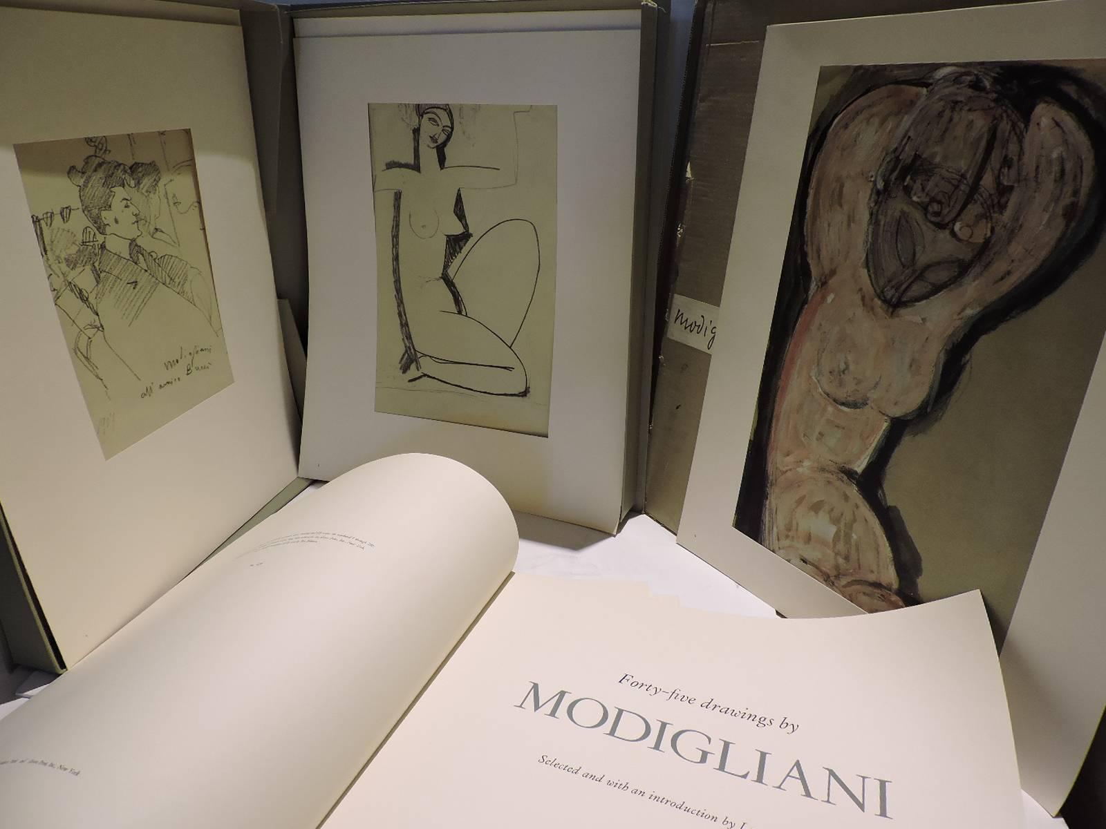 Forty-Five Drawings by Modigliani, Grove Press, Limited Edition Boxed Folio  1