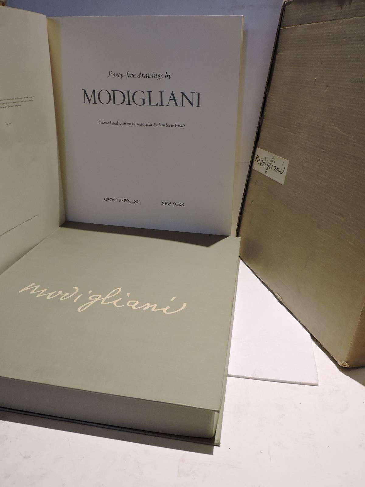 Forty-Five Drawings by Modigliani, Grove Press, Limited Edition Boxed Folio  5