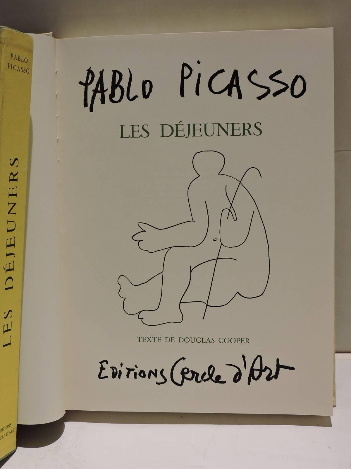 French Picasso, Les Dejeuners, Editions Cercle D'Art, Paris, 1962, First Edition