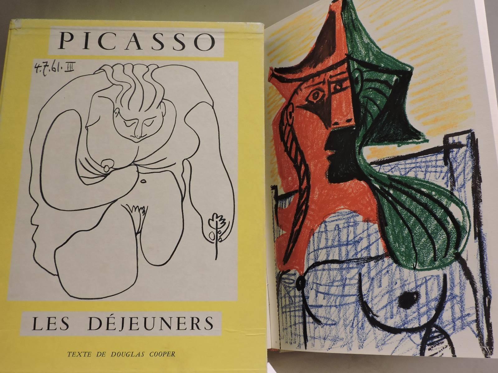 Mid-20th Century Picasso, Les Dejeuners, Editions Cercle D'Art, Paris, 1962, First Edition