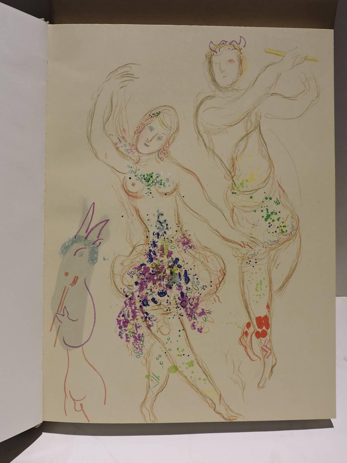 Marc Chagall, The Ballet, Tudor, First Edition 1969 with Original Lithograph 1