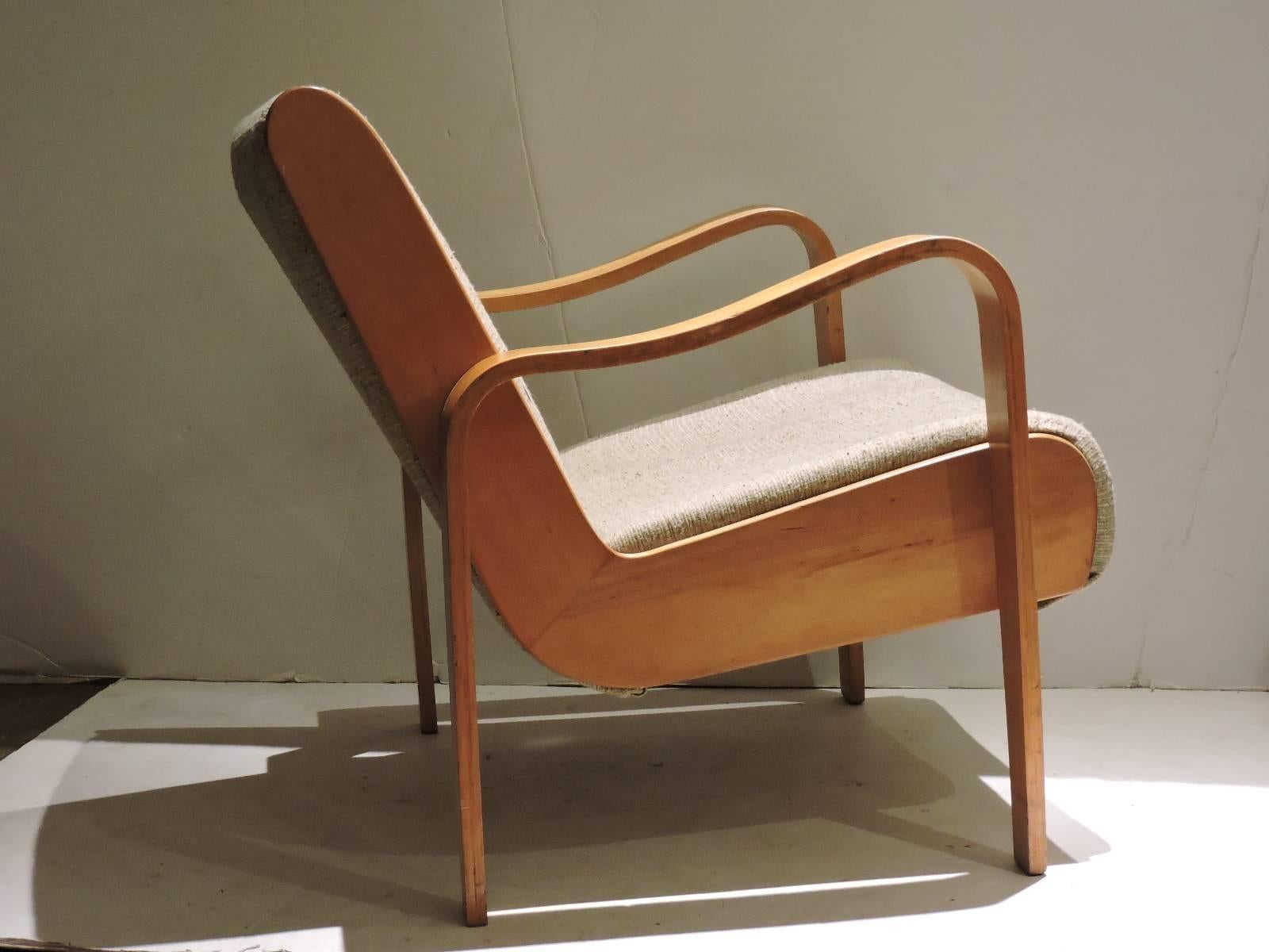 20th Century Unusual Thonet Bentwood Lounge Chair