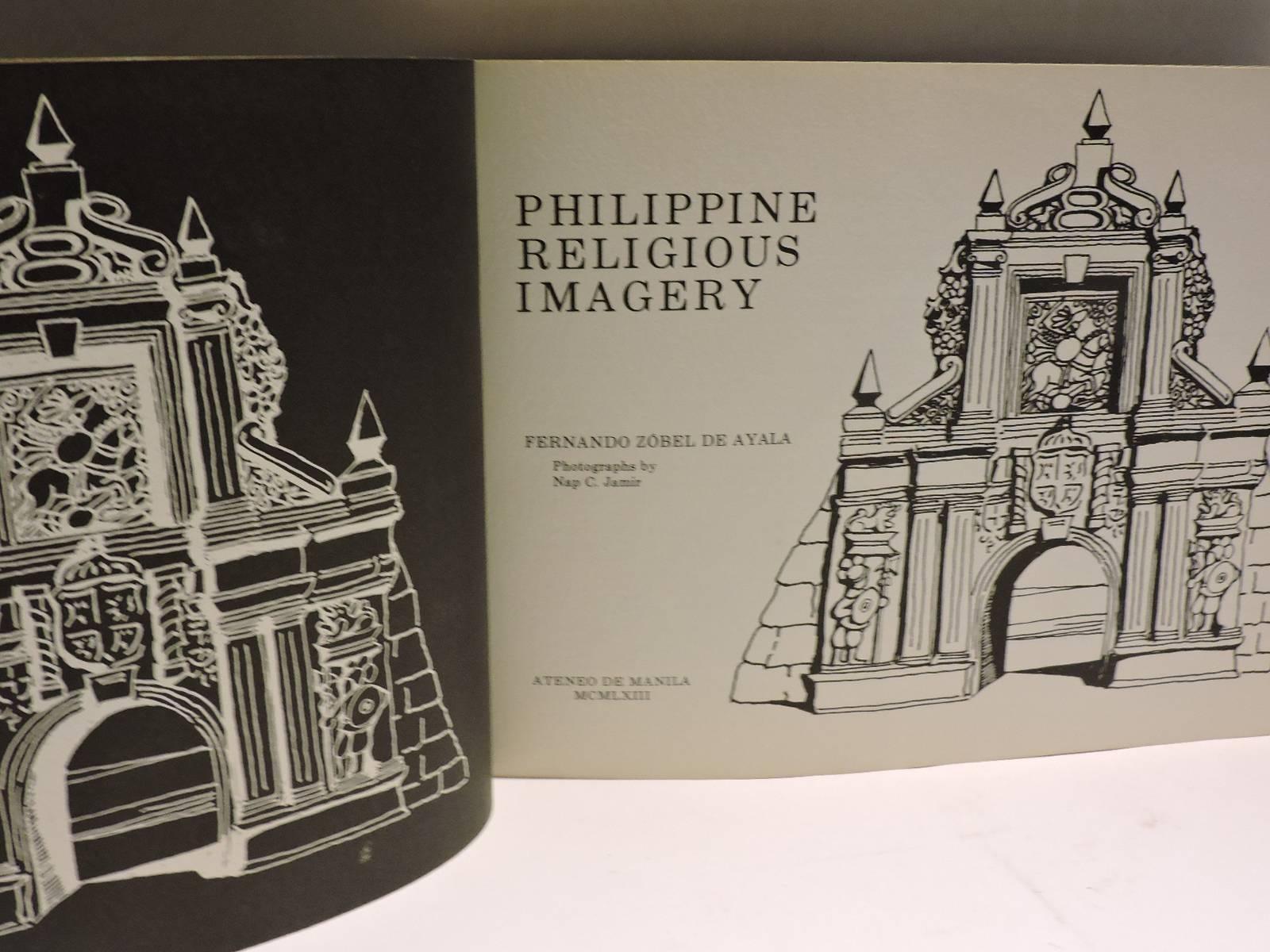 Philippine Religious Imagery by Fernando Zobel De Ayala - a 1st edition - limited to 1500 copies of this hardcover book printed by offset lithography on the presses of Carmelo & Bauermann, Inc. Makati, Rizal Province during this month of March 1963.
