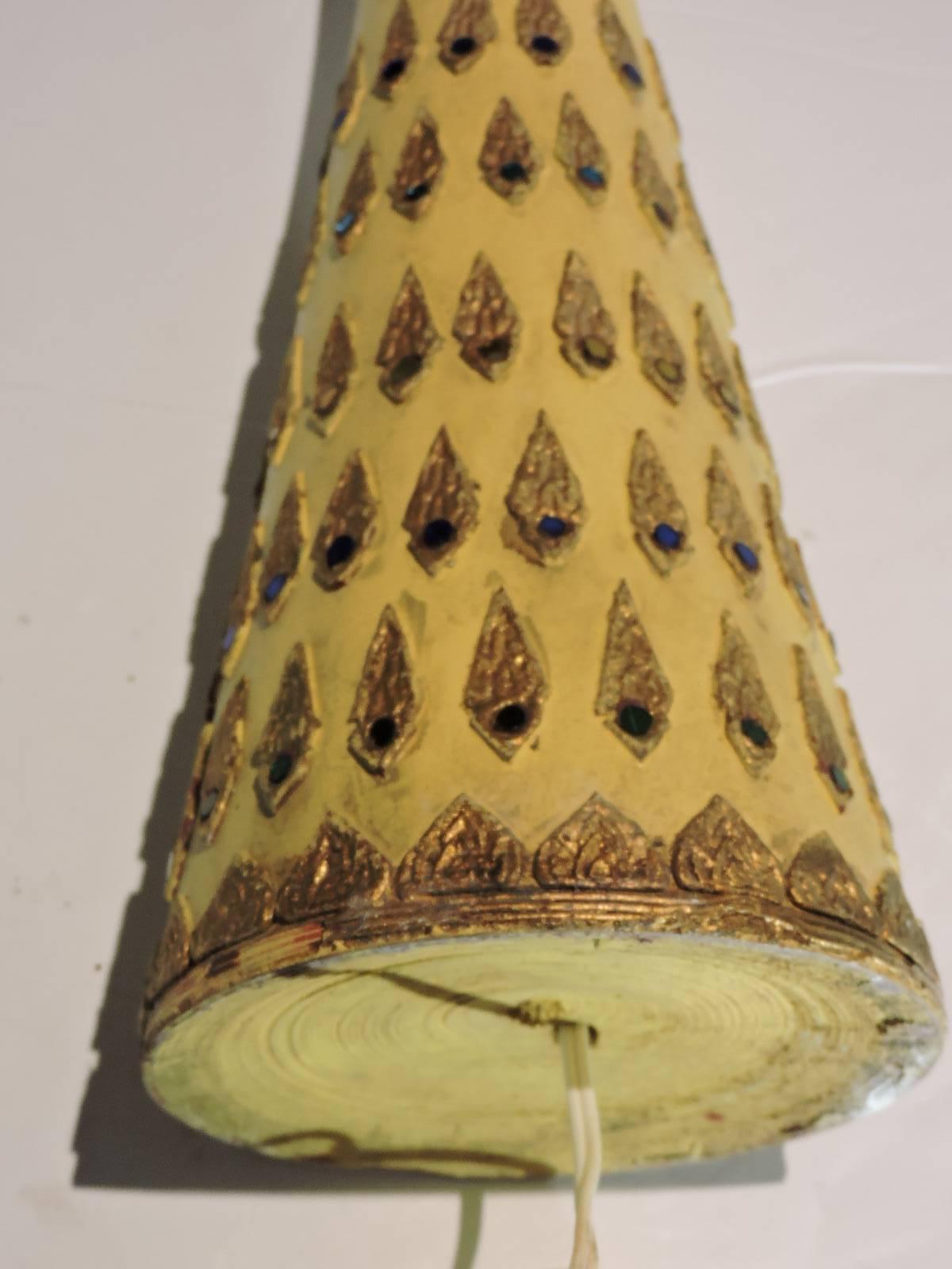 Line Vautrin style Table Lamp, French 1960's In Fair Condition For Sale In Rochester, NY
