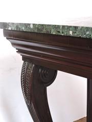 Classical Empire Marble-Top Console Table
