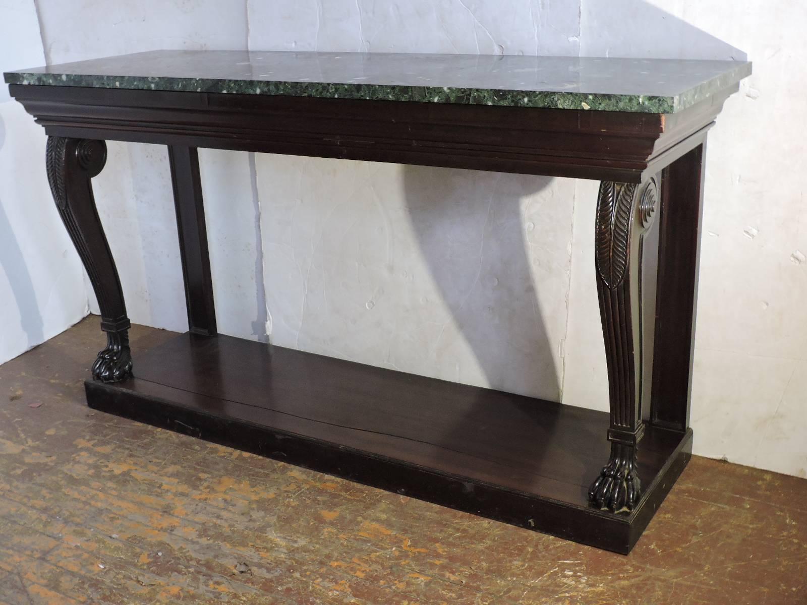  Classical Empire Marble-Top Console Table 3