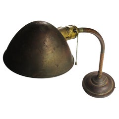 Early 20th Century Adjustable Gooseneck Desk Lamp attrib. Fairies