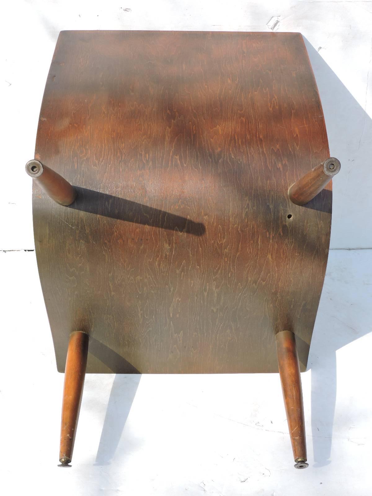Mid-20th Century Bentwood Scoop Chairs by Carter Brothers 1