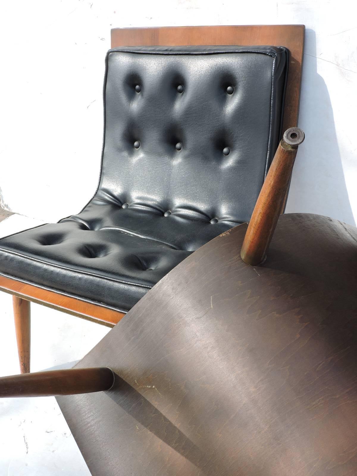 American Mid-20th Century Bentwood Scoop Chairs by Carter Brothers