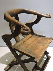 Antique Chinese Oxbow Scholar's Chair
