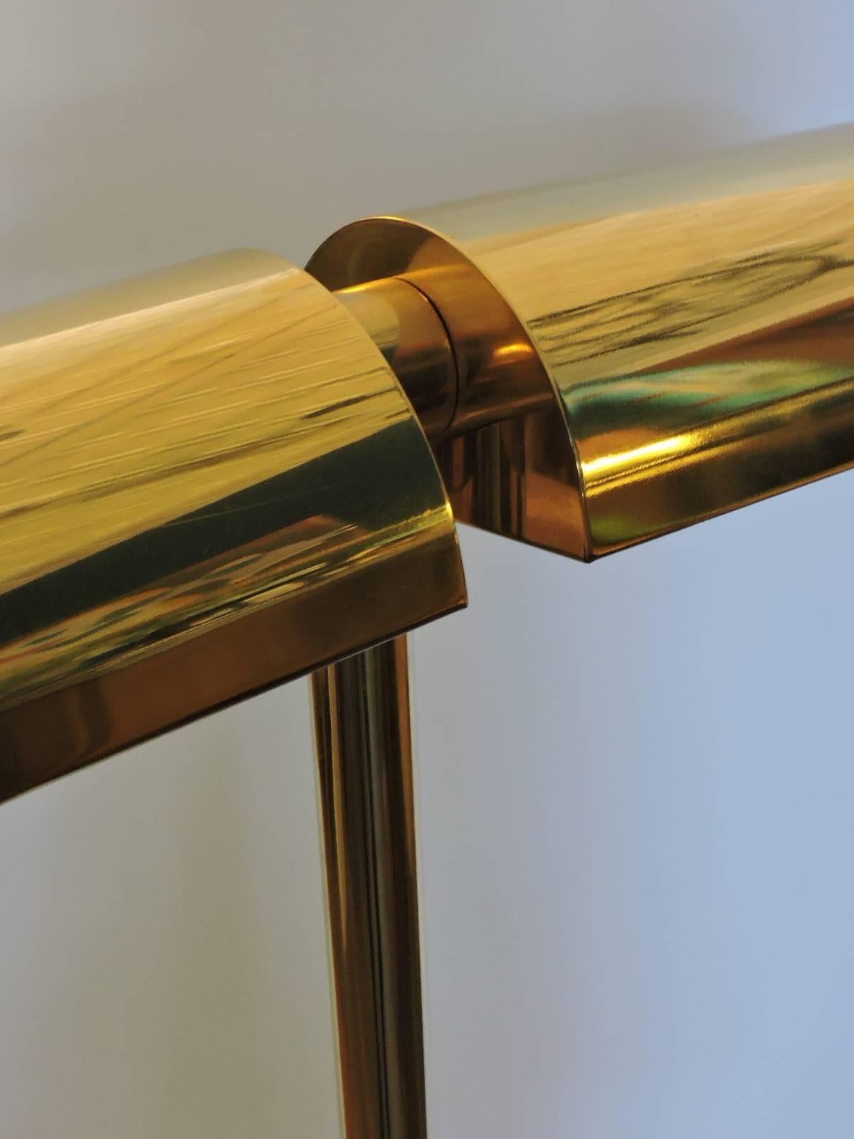 Mid-Century Modern  Brass Floor Lamp by George Kovacs