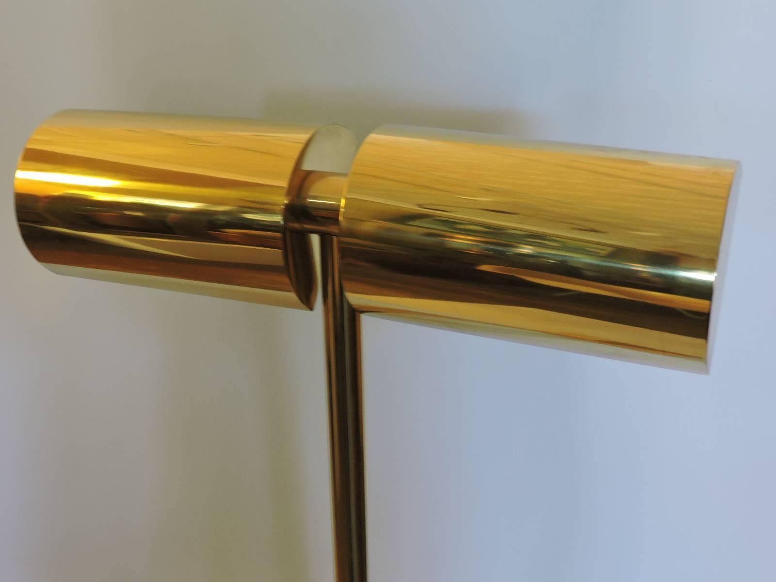 American  Brass Floor Lamp by George Kovacs
