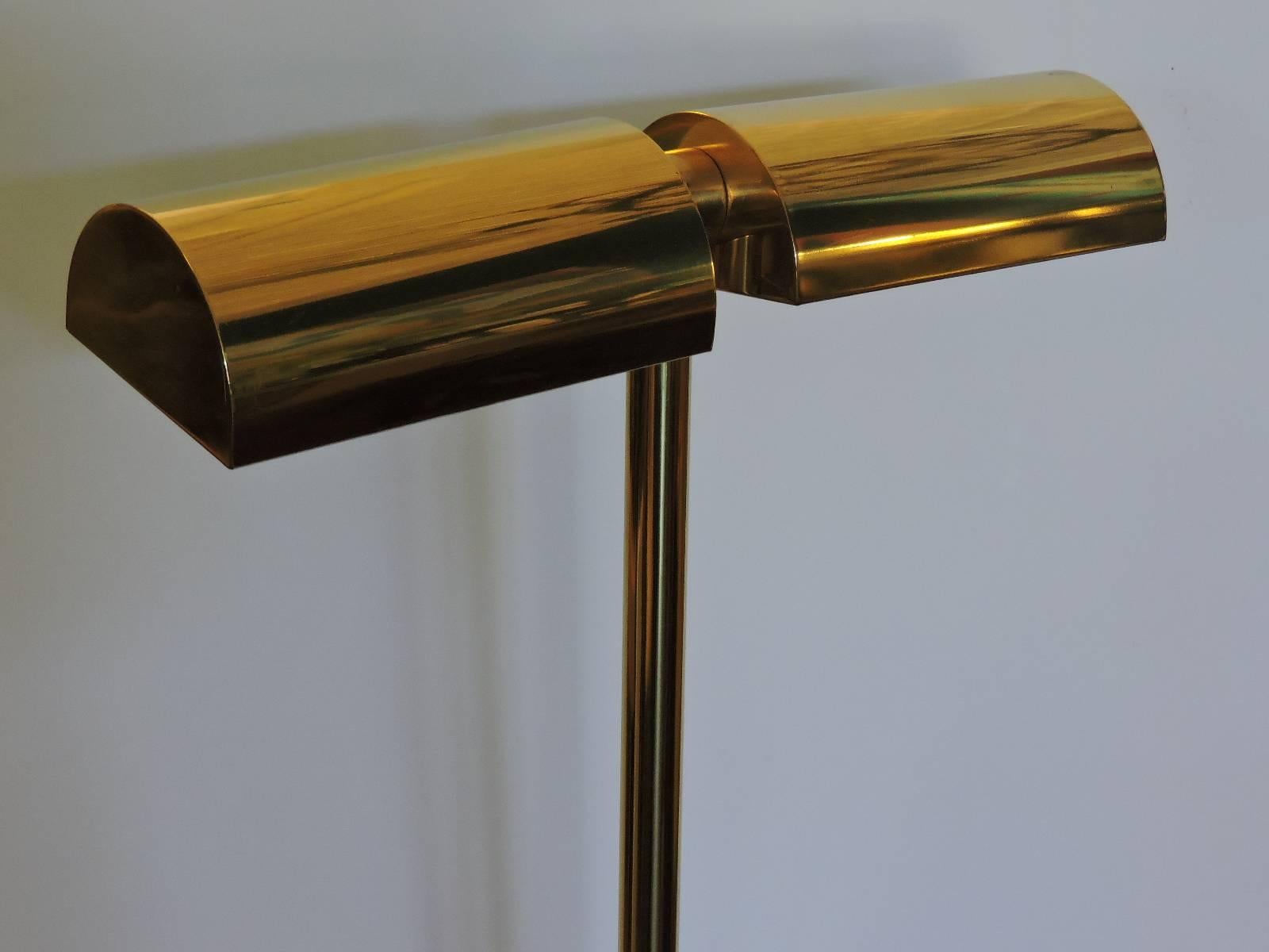  Brass Floor Lamp by George Kovacs In Good Condition In Rochester, NY