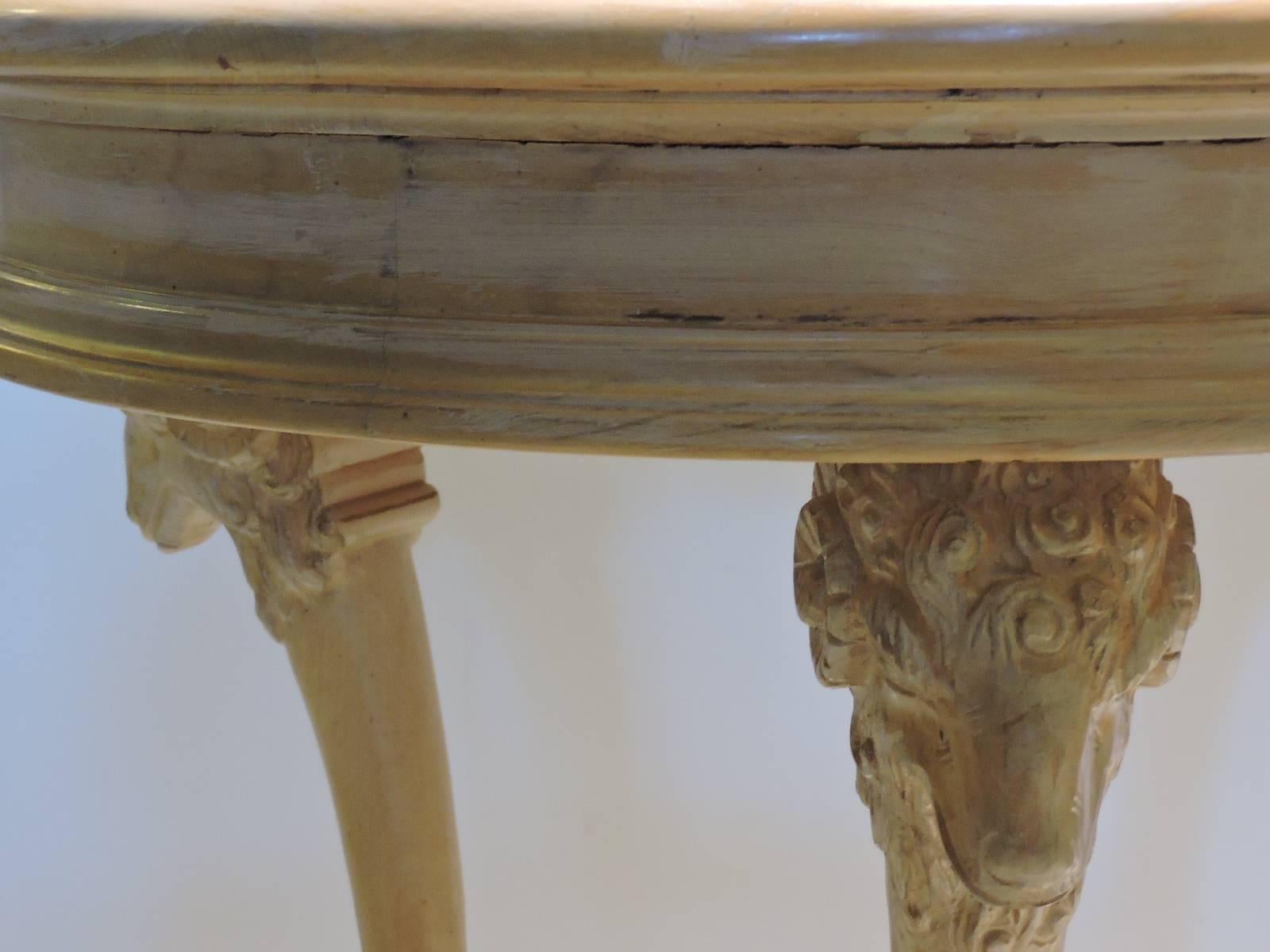 Neoclassical style Rams Head Center Table 1