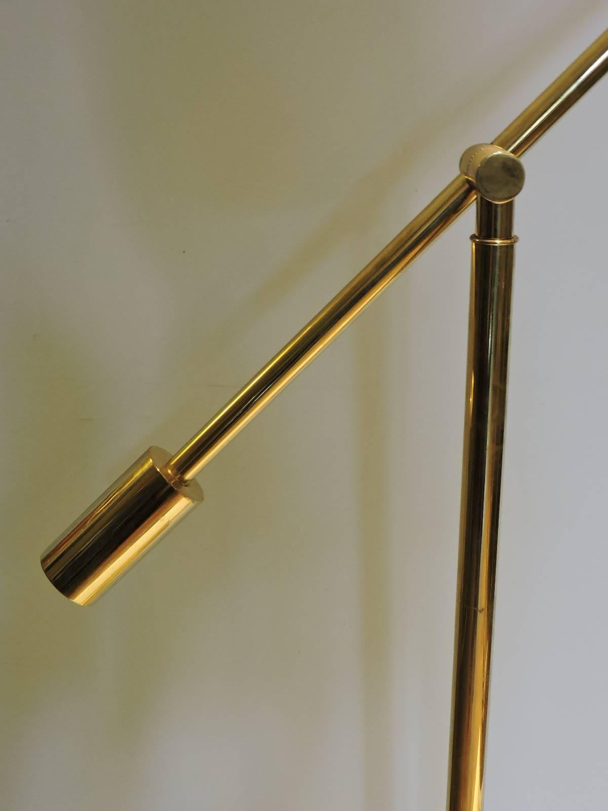 Frederick Cooper Golden Brass Pharmacy Style Floor Lamp 3