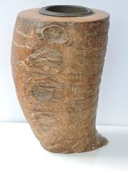 Antique Japanese Large Bamboo Root Brush Pot