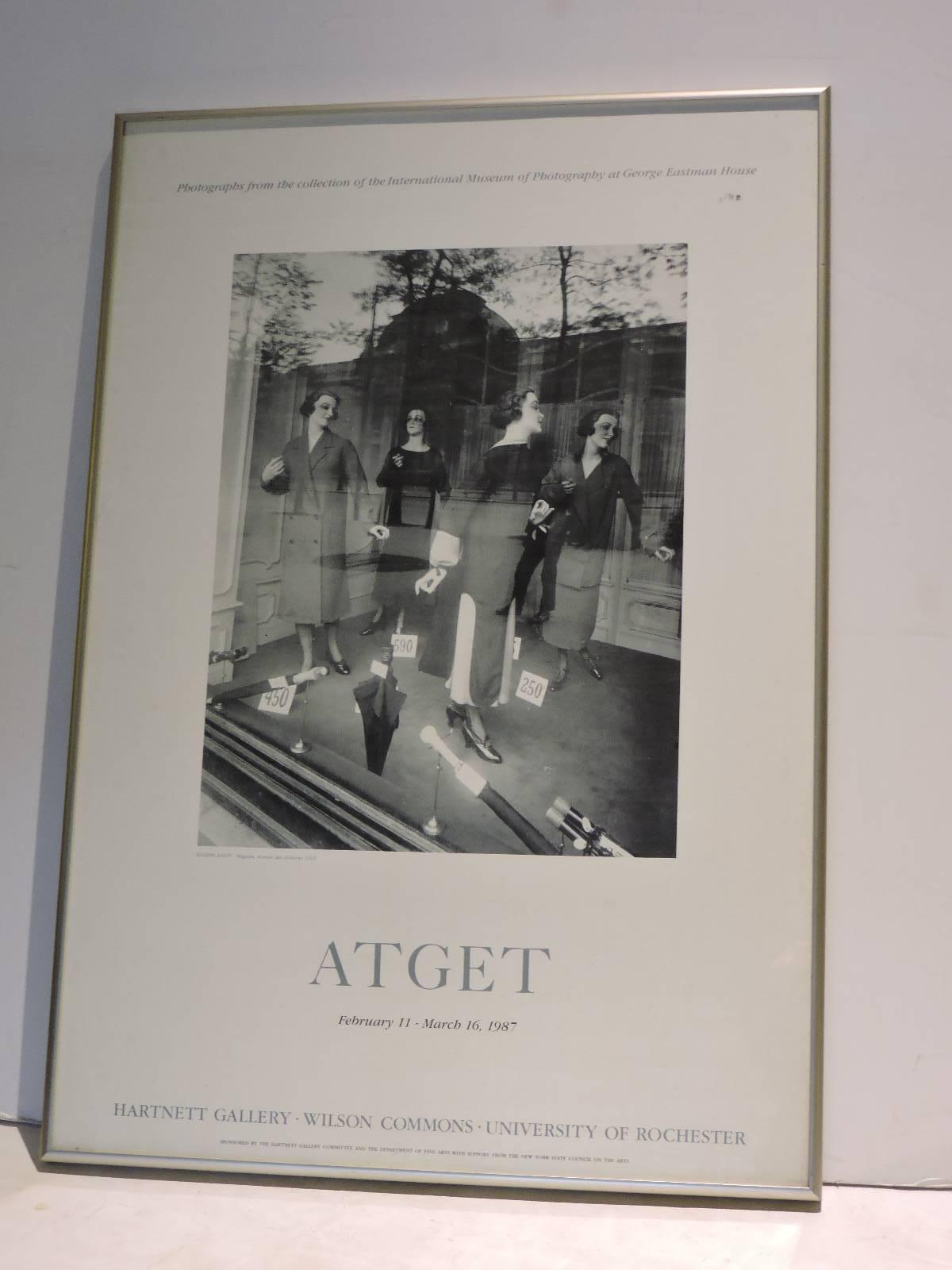 Eugene Atget Exhibition Poster, International Museum of Photography, 1987 2