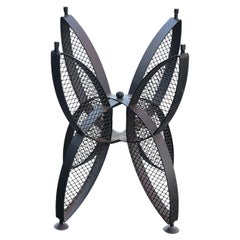 Maurizio Tempestini for Salterini Wrought Iron Butterfly Side Table, Circa 1960