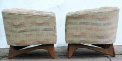 Barrel Form Lounge Chairs by Adrian Pearsall