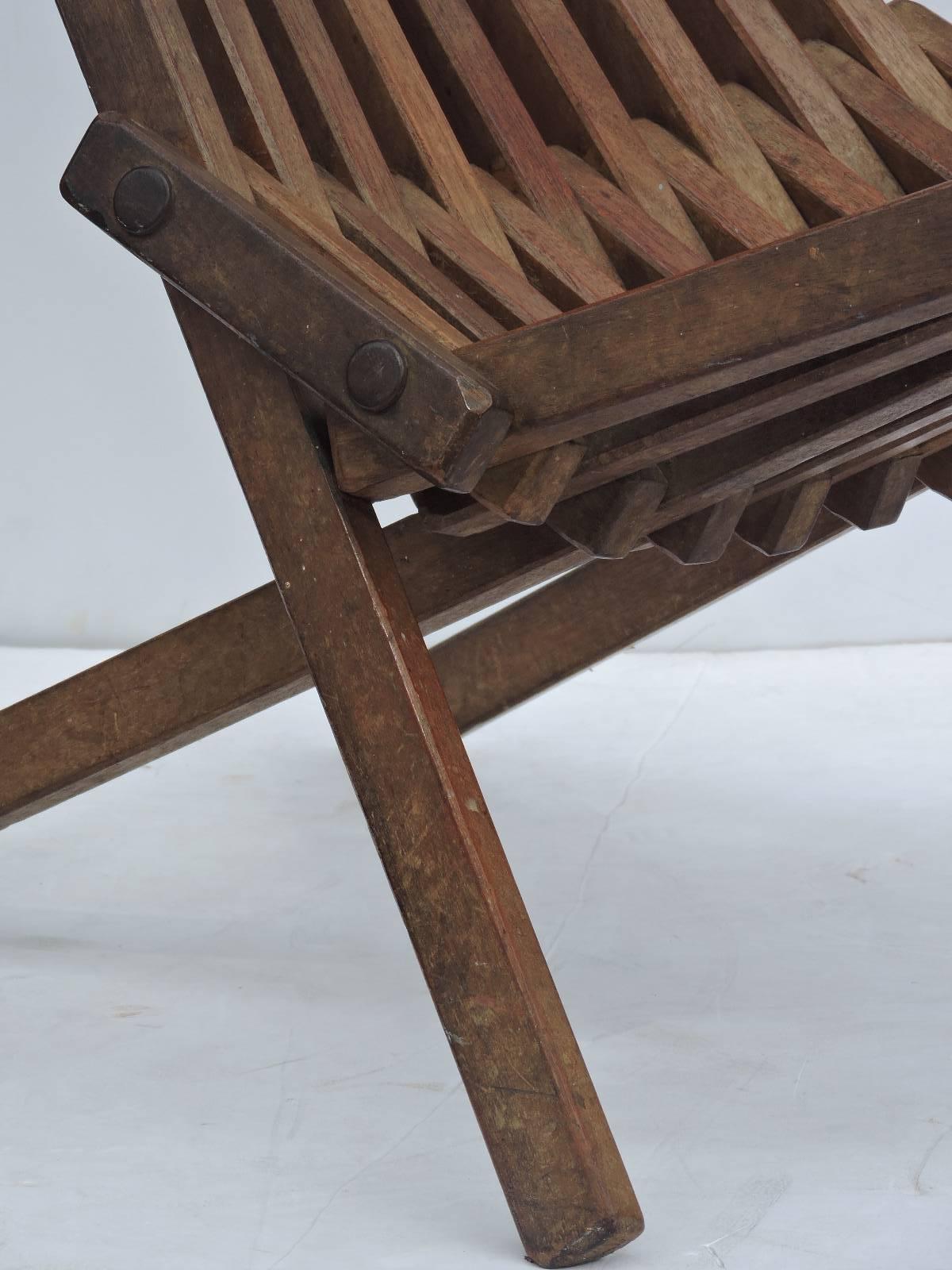 wooden slat chairs