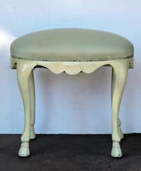 John Dickinson Neoclassical Style Rams Hoof Stool