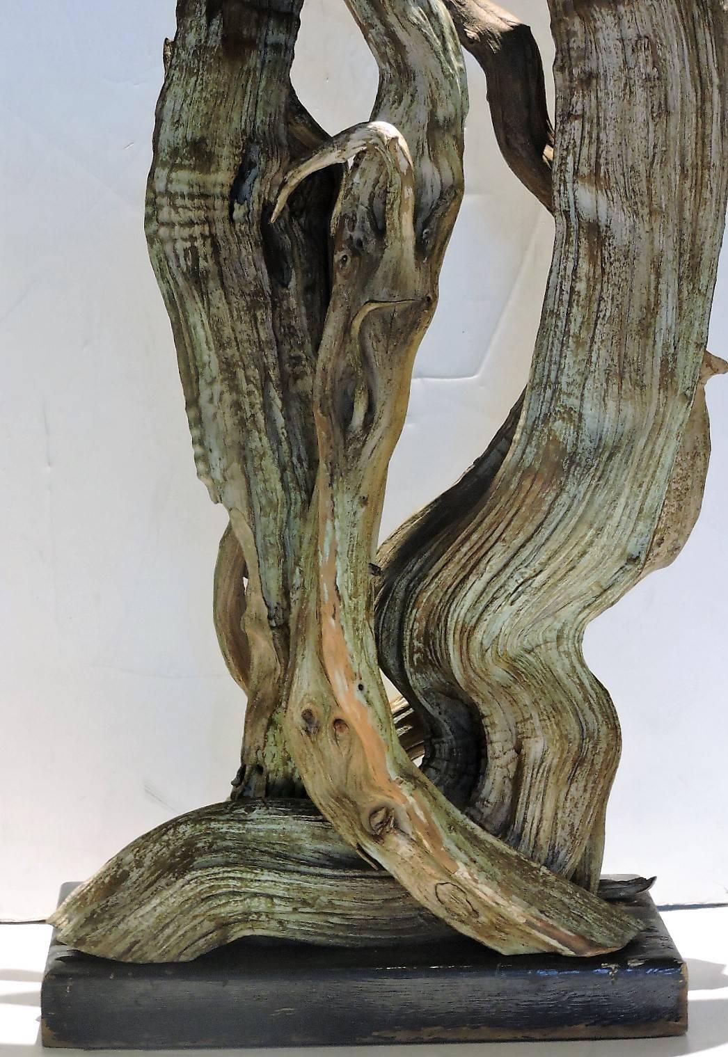 Tall Driftwood Table Lamp 1